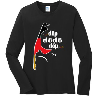 Tim Kellner Wearing DöP DöDö DöP Ladies Long Sleeve Shirt