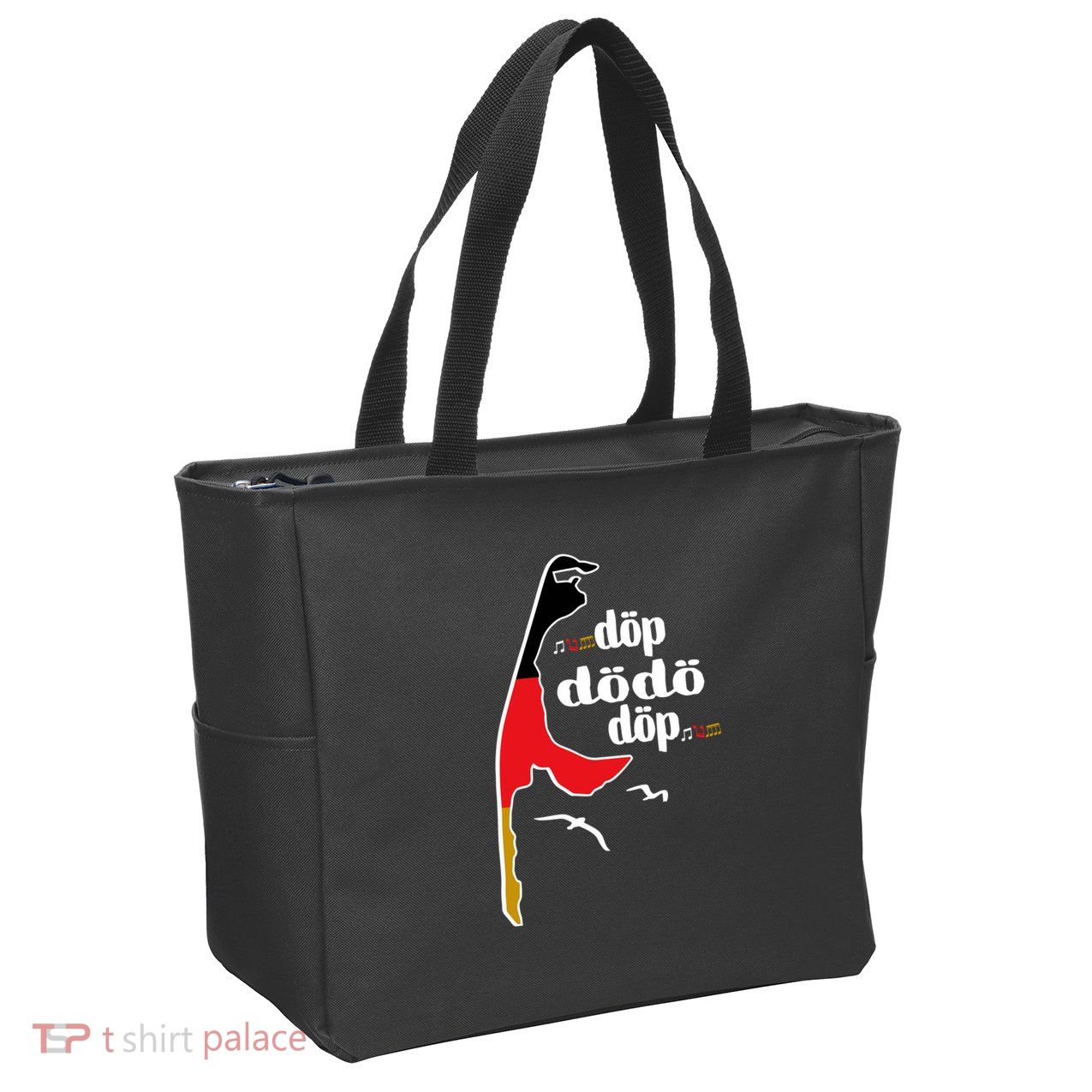 Tim Kellner Wearing DöP DöDö DöP Zip Tote Bag