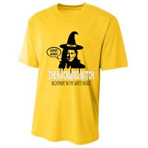 The Kackling Witch Kamala Harris Halloween Election 2024 Performance Sprint T-Shirt