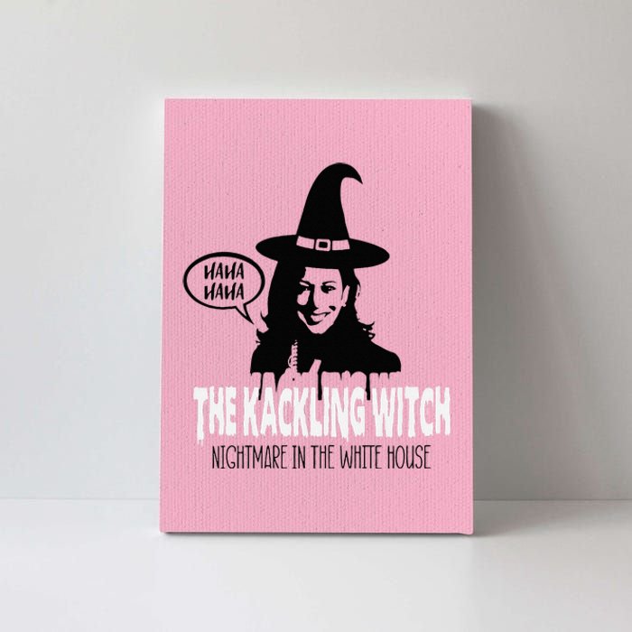 The Kackling Witch Kamala Harris Halloween Election 2024 Canvas