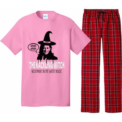 The Kackling Witch Kamala Harris Halloween Election 2024 Pajama Set