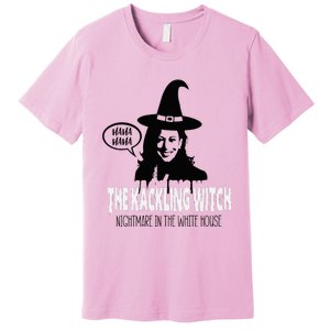 The Kackling Witch Kamala Harris Halloween Election 2024 Premium T-Shirt