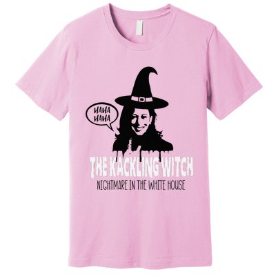 The Kackling Witch Kamala Harris Halloween Election 2024 Premium T-Shirt