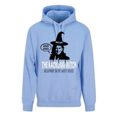 The Kackling Witch Kamala Harris Halloween Election 2024 Unisex Surf Hoodie