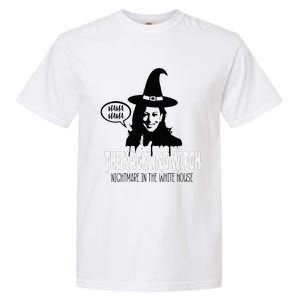 The Kackling Witch Kamala Harris Halloween Election 2024 Garment-Dyed Heavyweight T-Shirt