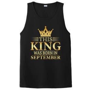 This King Was Born In September Birthday Celebration Gift PosiCharge Competitor Tank