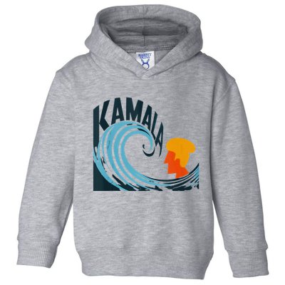 The Kamala Wave A Political Tidal Shift Toddler Hoodie