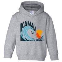 The Kamala Wave A Political Tidal Shift Toddler Hoodie