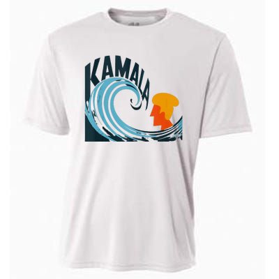 The Kamala Wave A Political Tidal Shift Cooling Performance Crew T-Shirt