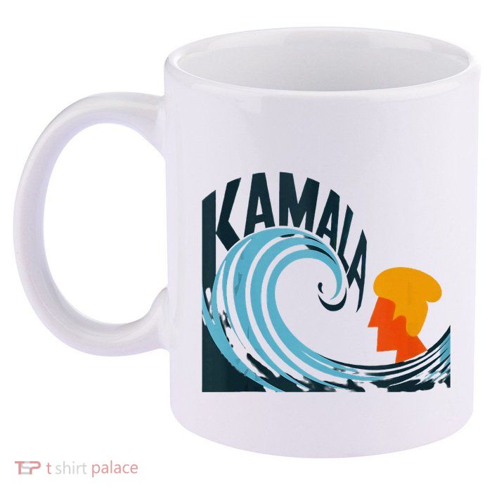 The Kamala Wave A Political Tidal Shift 11oz C Handle Ceramic Mug