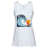 The Kamala Wave A Political Tidal Shift Ladies Essential Flowy Tank