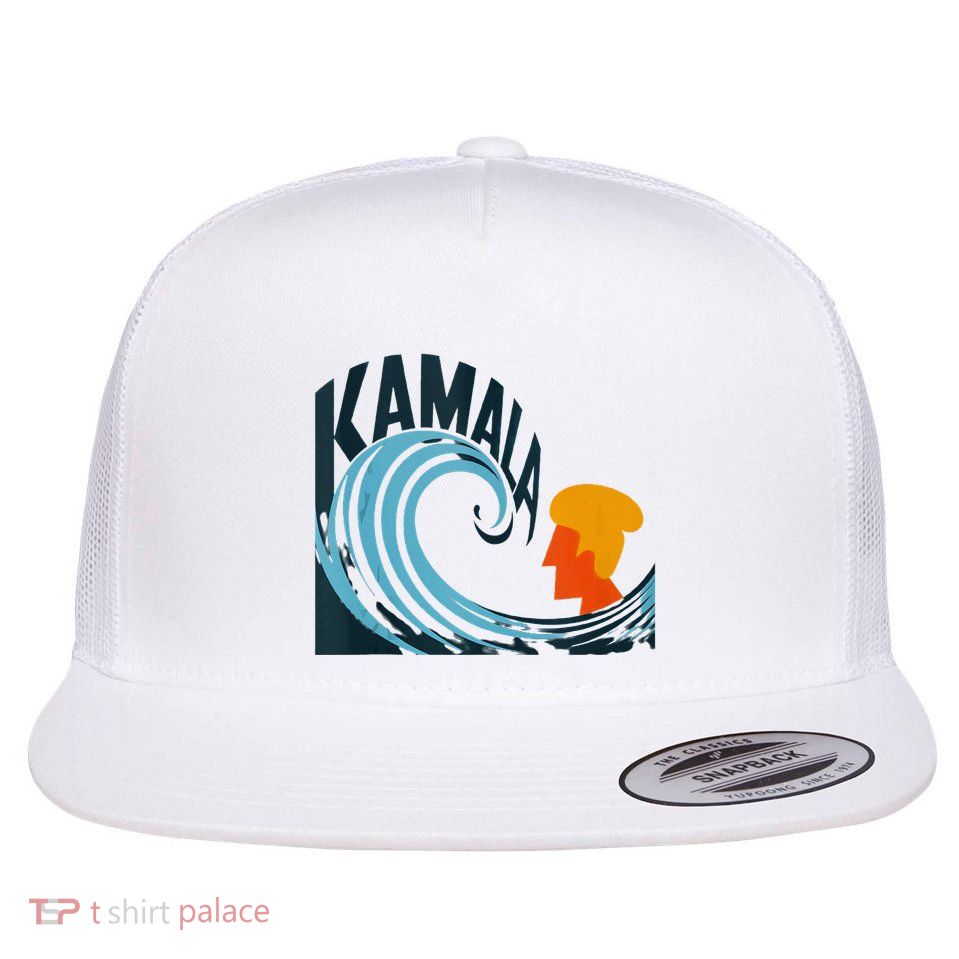 The Kamala Wave A Political Tidal Shift Flatbill Hat