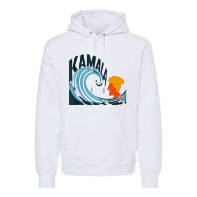 The Kamala Wave A Political Tidal Shift Premium Hoodie