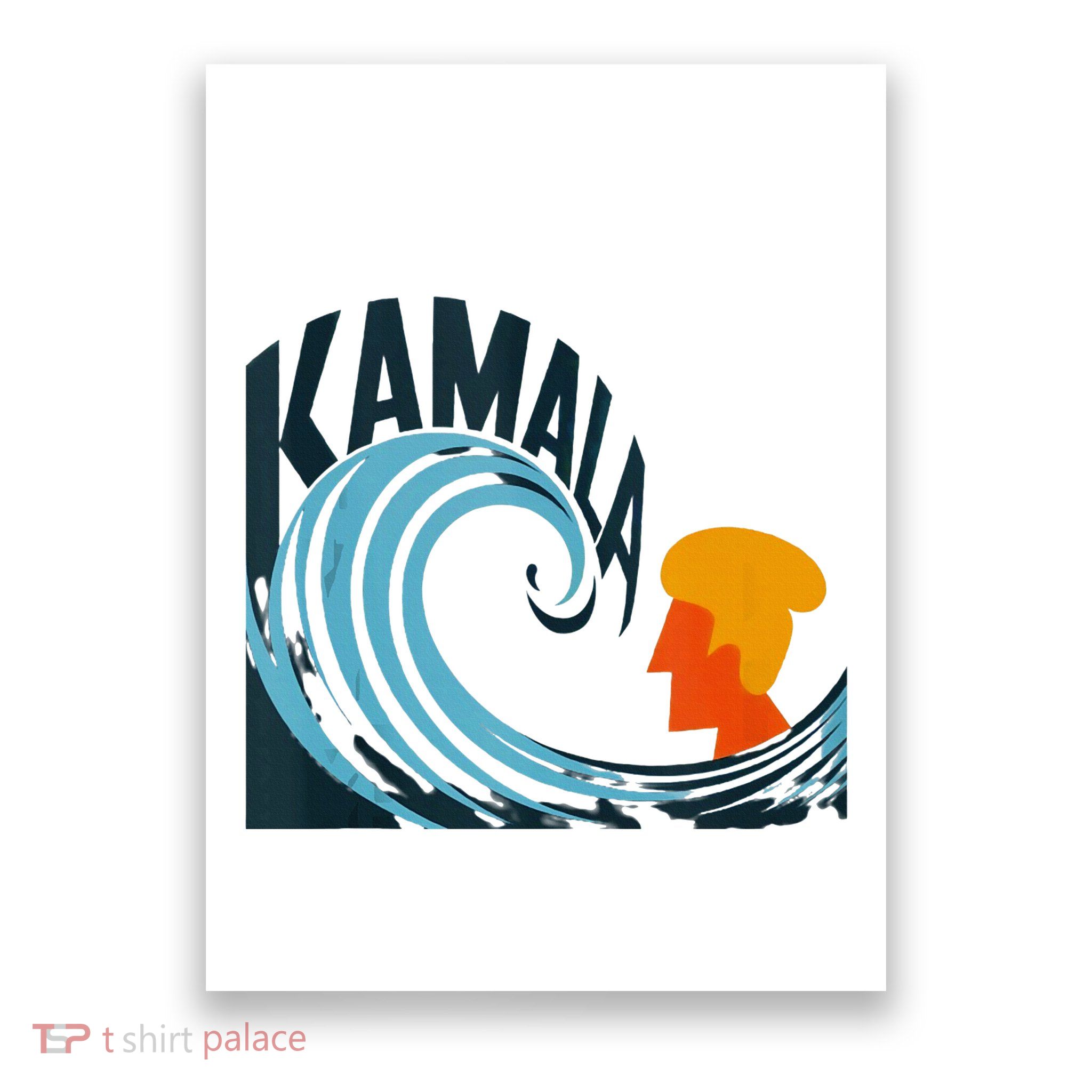 The Kamala Wave A Political Tidal Shift Poster