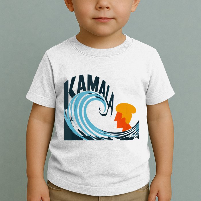 The Kamala Wave A Political Tidal Shift Toddler T-Shirt