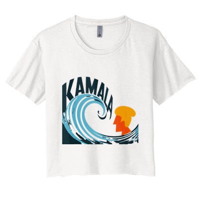 The Kamala Wave A Political Tidal Shift Crop Top