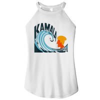 The Kamala Wave A Political Tidal Shift Women's Perfect Tri Rocker Tank