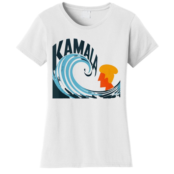 The Kamala Wave A Political Tidal Shift Women's T-Shirt