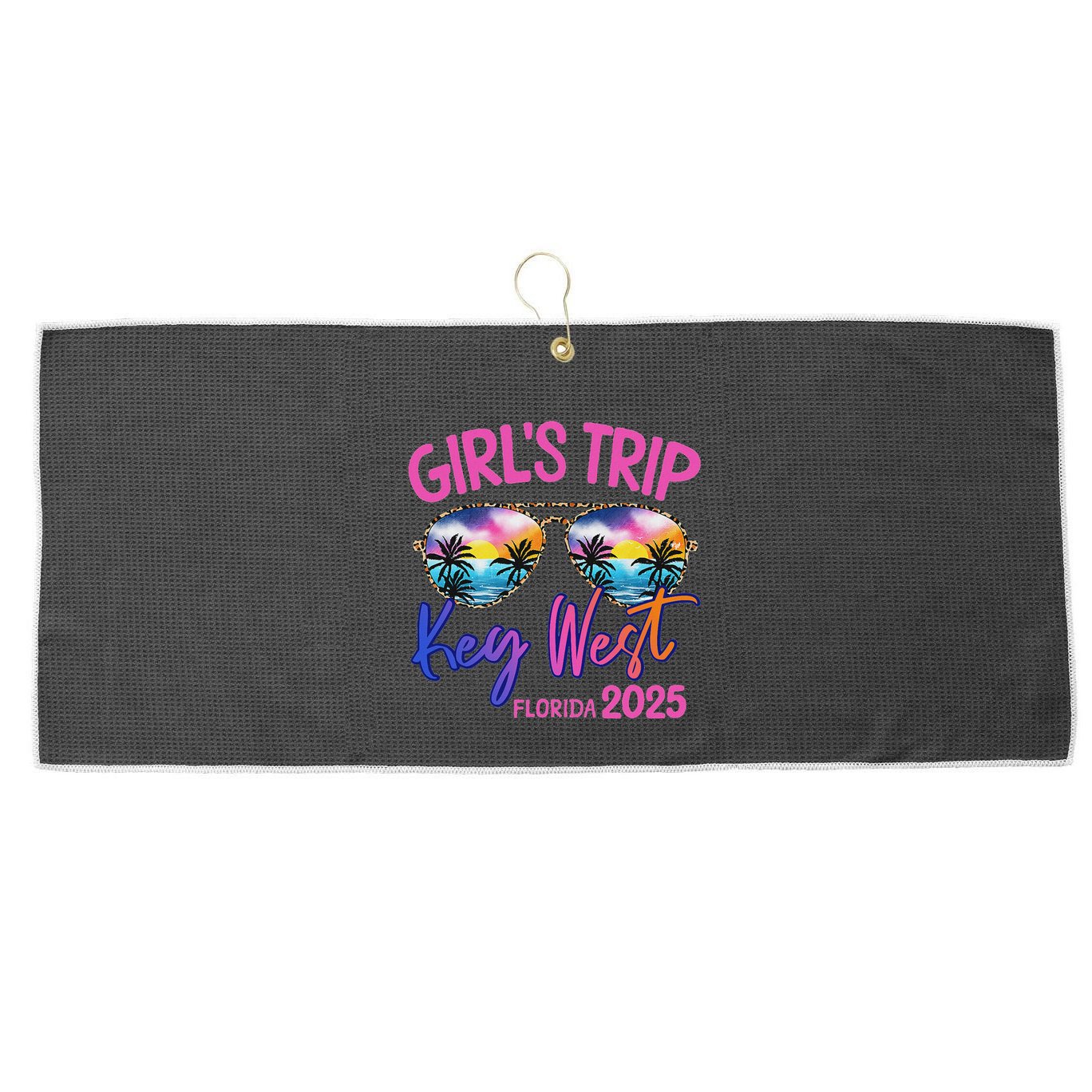 Trip Key West Florida 2025 Weekend Vacation Group Large Microfiber Waffle Golf Towel