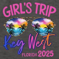 Trip Key West Florida 2025 Weekend Vacation Group Vector Backpack