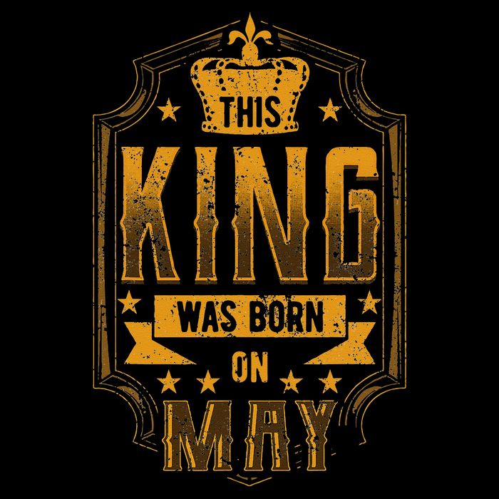 This King Was Born In May Royal Theme Birthday Party 16 in Basic Backpack