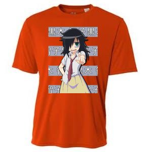 Tomoko Kuroki Watamote Anime Cooling Performance Crew T-Shirt