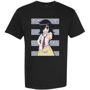 Tomoko Kuroki Watamote Anime Garment-Dyed Heavyweight T-Shirt