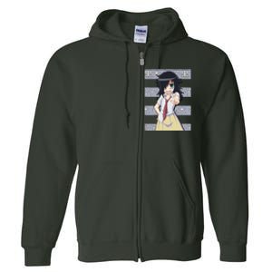 Tomoko Kuroki Watamote Anime Full Zip Hoodie