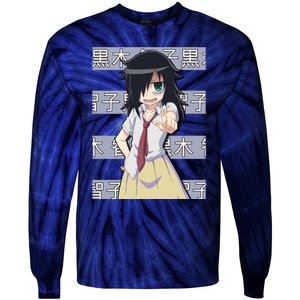 Tomoko Kuroki Watamote Anime Tie-Dye Long Sleeve Shirt