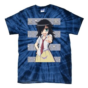 Tomoko Kuroki Watamote Anime Tie-Dye T-Shirt