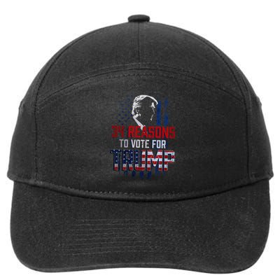 Terrence K Williams 34 Reasons To Vote For Donald Trump 7-Panel Snapback Hat