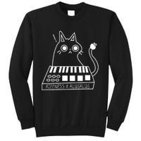 The Kiffness X Alugalug White Cat Classic Alugalug Luga Luga Meme Meow Music Sweatshirt