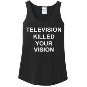 Television Killed Your Vision Ladies Essential Tank