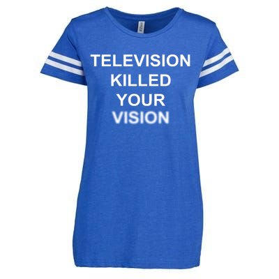 Television Killed Your Vision Enza Ladies Jersey Football T-Shirt