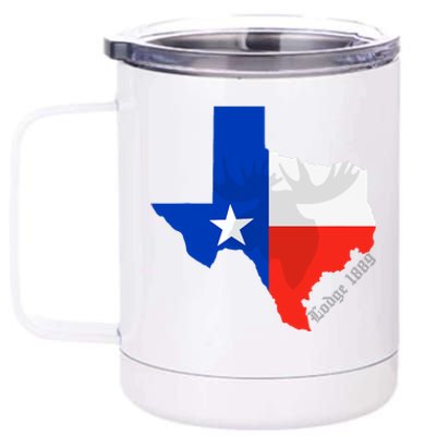 Texas Lodge 1889 2024 Fundraiser 12 oz Stainless Steel Tumbler Cup