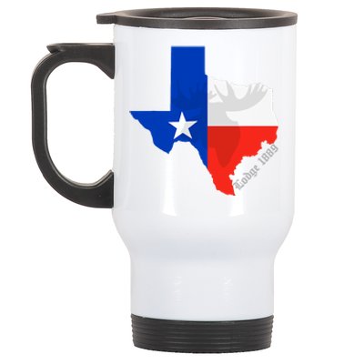 Texas Lodge 1889 2024 Fundraiser Stainless Steel Travel Mug