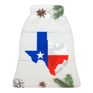 Texas Lodge 1889 2024 Fundraiser Ceramic Bell Ornament