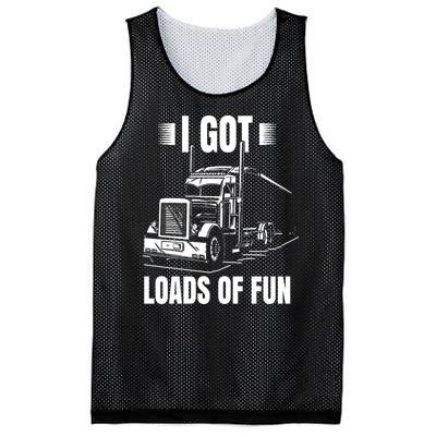 Trucker Lorry 18 Wheeler CDL Trailer Highway Truck Driver Mesh Reversible Basketball Jersey Tank