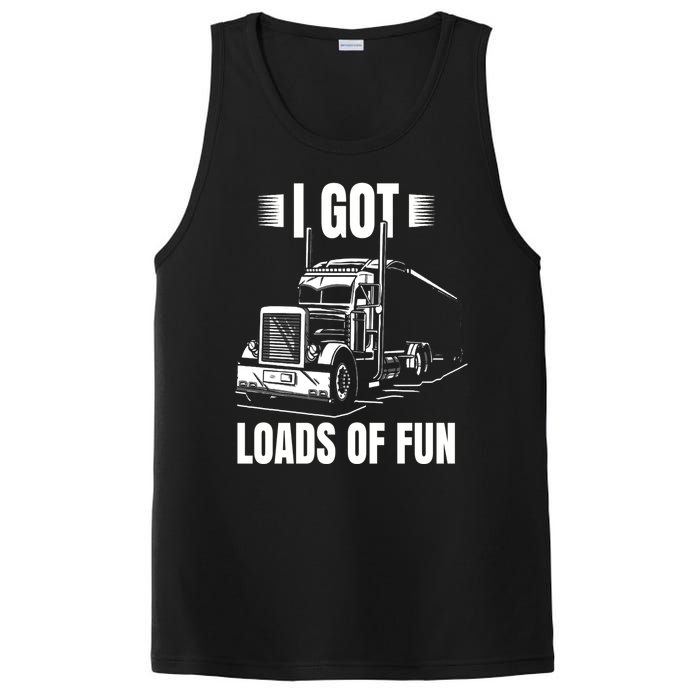 Trucker Lorry 18 Wheeler CDL Trailer Highway Truck Driver PosiCharge Competitor Tank