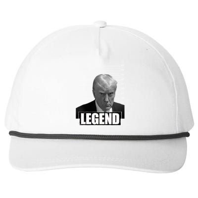 Trump Legend 2024 Mugshot President Great Gift Snapback Five-Panel Rope Hat