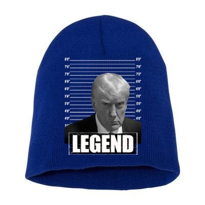 Trump Legend 2024 Mugshot President Great Gift Short Acrylic Beanie