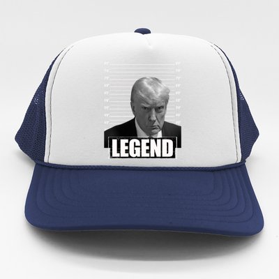 Trump Legend 2024 Mugshot President Great Gift Trucker Hat