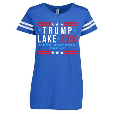 Trump Lake 2024, President Trump 2024, Kari Lake, Men Women Enza Ladies Jersey Football T-Shirt