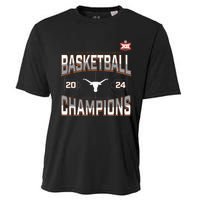 T.E.Xas Longhorns 2024 Big 12 Women’S Basketball Conference Tournament Champions Cooling Performance Crew T-Shirt