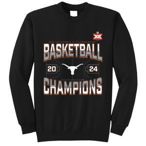 T.E.Xas Longhorns 2024 Big 12 Women’S Basketball Conference Tournament Champions Sweatshirt