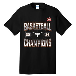 T.E.Xas Longhorns 2024 Big 12 Women’S Basketball Conference Tournament Champions Tall T-Shirt