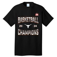 T.E.Xas Longhorns 2024 Big 12 Women’S Basketball Conference Tournament Champions Tall T-Shirt