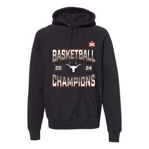 T.E.Xas Longhorns 2024 Big 12 Women’S Basketball Conference Tournament Champions Premium Hoodie