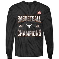 T.E.Xas Longhorns 2024 Big 12 Women’S Basketball Conference Tournament Champions Tie-Dye Long Sleeve Shirt