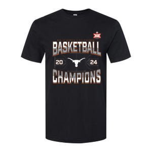 T.E.Xas Longhorns 2024 Big 12 Women’S Basketball Conference Tournament Champions Softstyle CVC T-Shirt